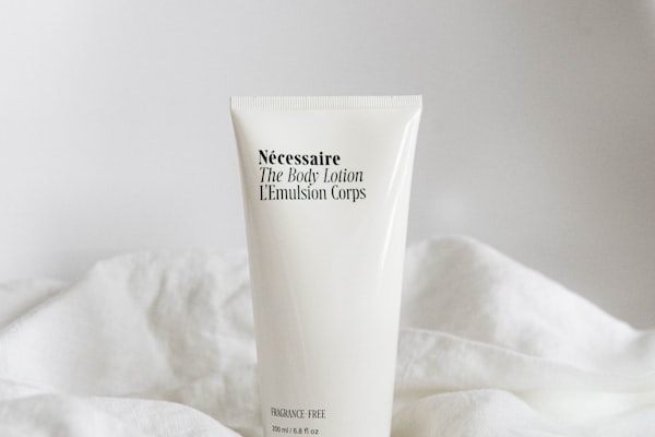 Botanical Skincare Packaging Flatlay